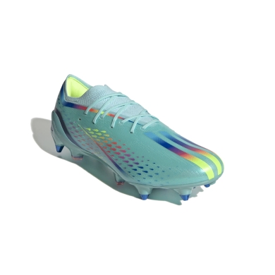 adidas Football Boots X Speedportal.1 SG for Soft Grounds (wet grass) aqua blue Men